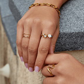 Anel Blossom Zircônia Ajustável Sussy