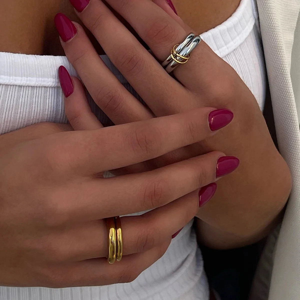 Anel Elos Duplo Gisa