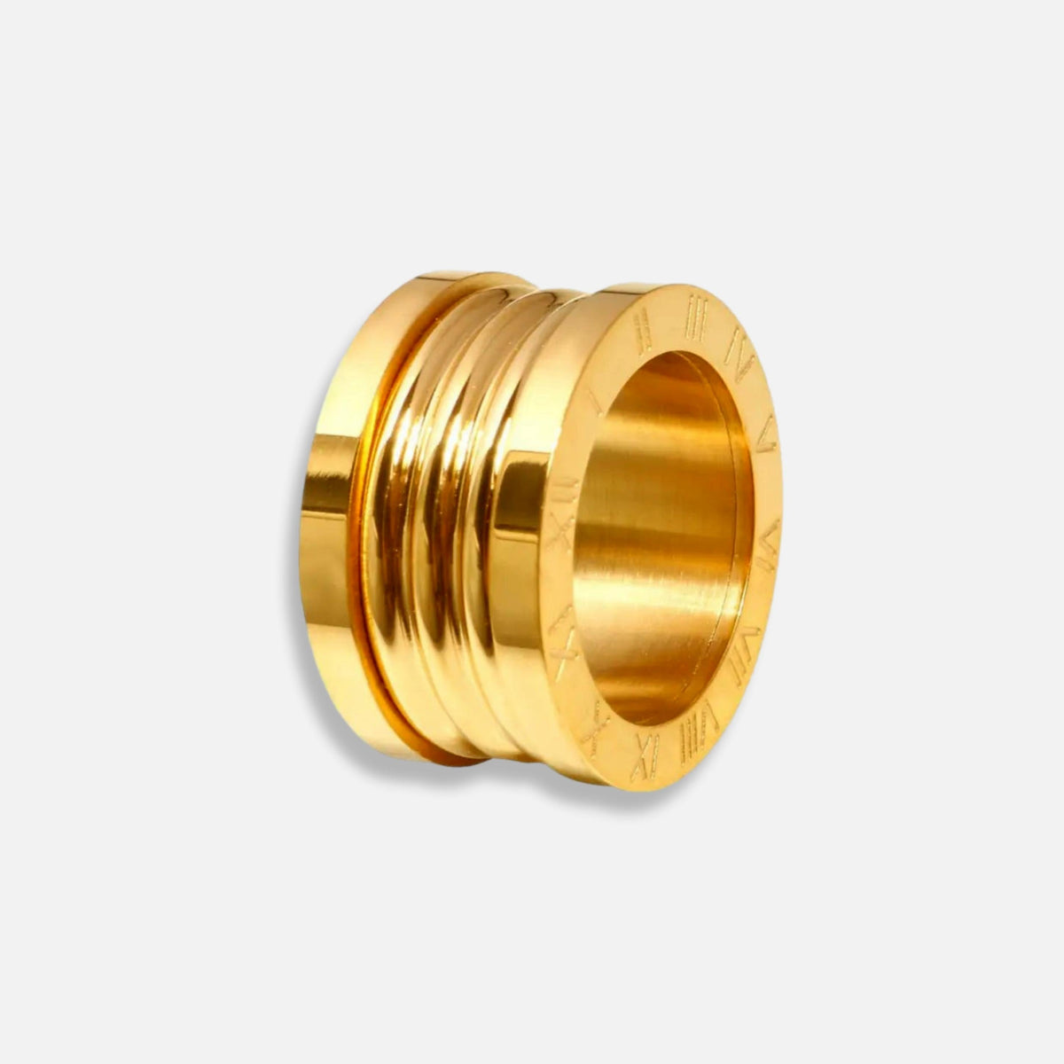 Anel Aliança Luxo Romano Ilana