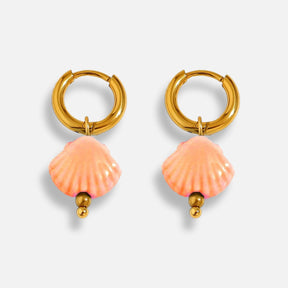 Brinco Argola Concha Colorido Uana