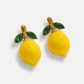 Brinco Lemon Minimalista Zircônia Sarah
