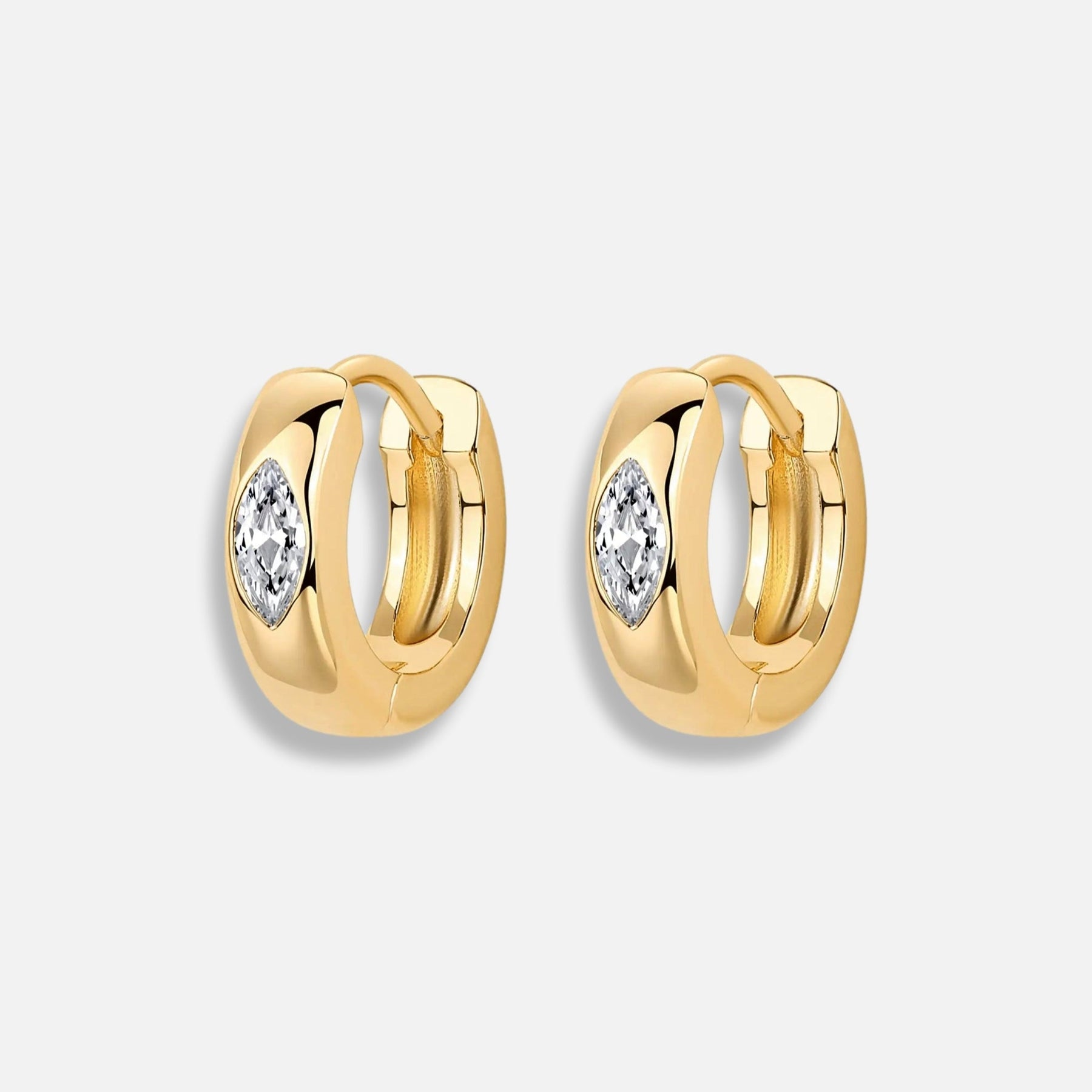 Brinco Mini Argola Zircônia Tali