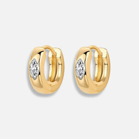 Brinco Mini Argola Zircônia Tali