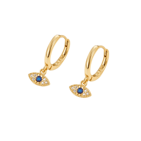 Brinco Olho Grego Zircônia Auné