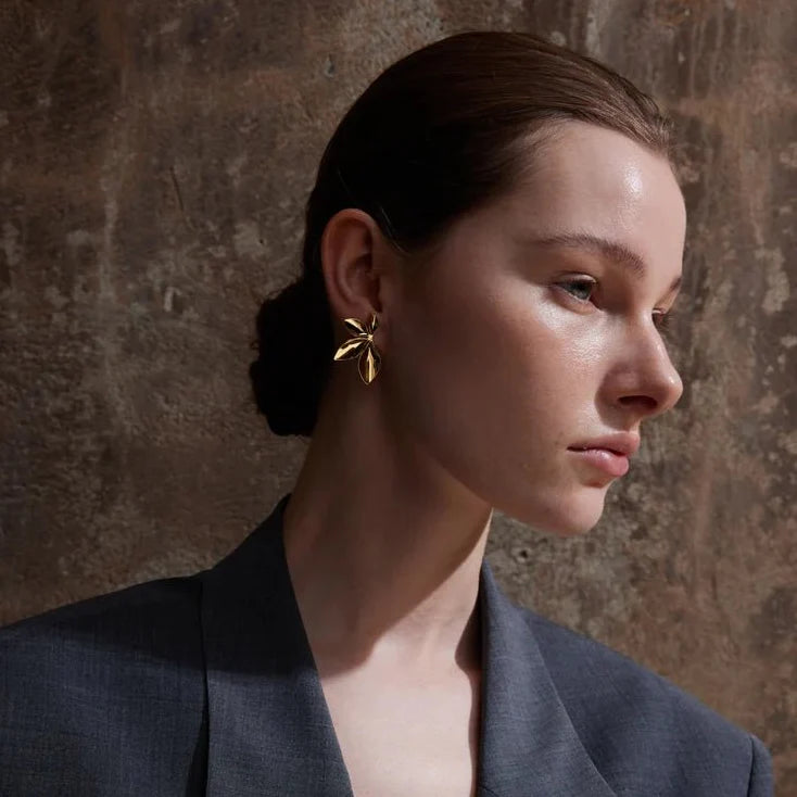 Brinco Orgânico Flor Amora