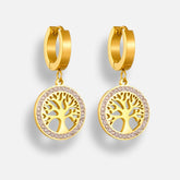 Brinco Pendente Árvore da Vida Tina