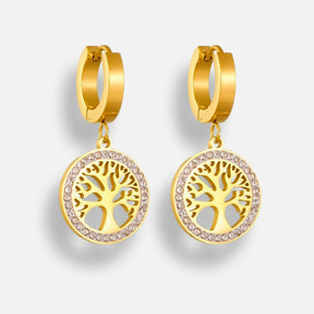 Brinco Pendente Árvore da Vida Tina