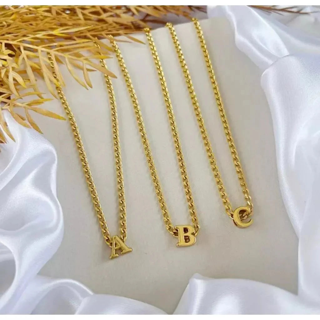 Colar Choker Inicial Corrente Inya