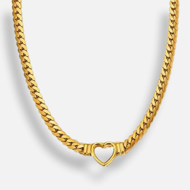 Colar Coração Vazado Orla