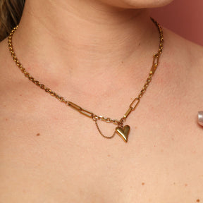 Colar Choker Coração Aria