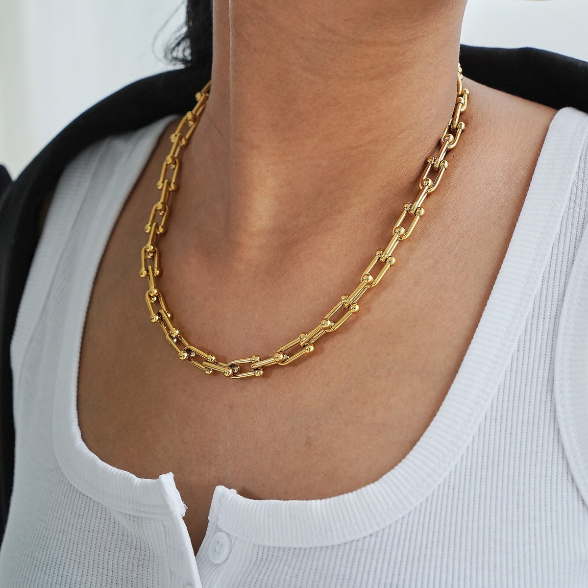 Colar de Elos Médios Inspiração Tiffany