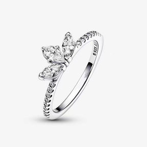 Anel Riqueza Botanica Brilhante Inspiração Pandora