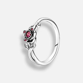 Anel Rosa Disney Bela e a Fera Inspiração Pandora