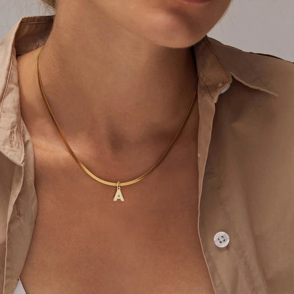 Pingente Inicial Zircônia Clarisse