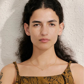 Colar Coração Cravejado Leila