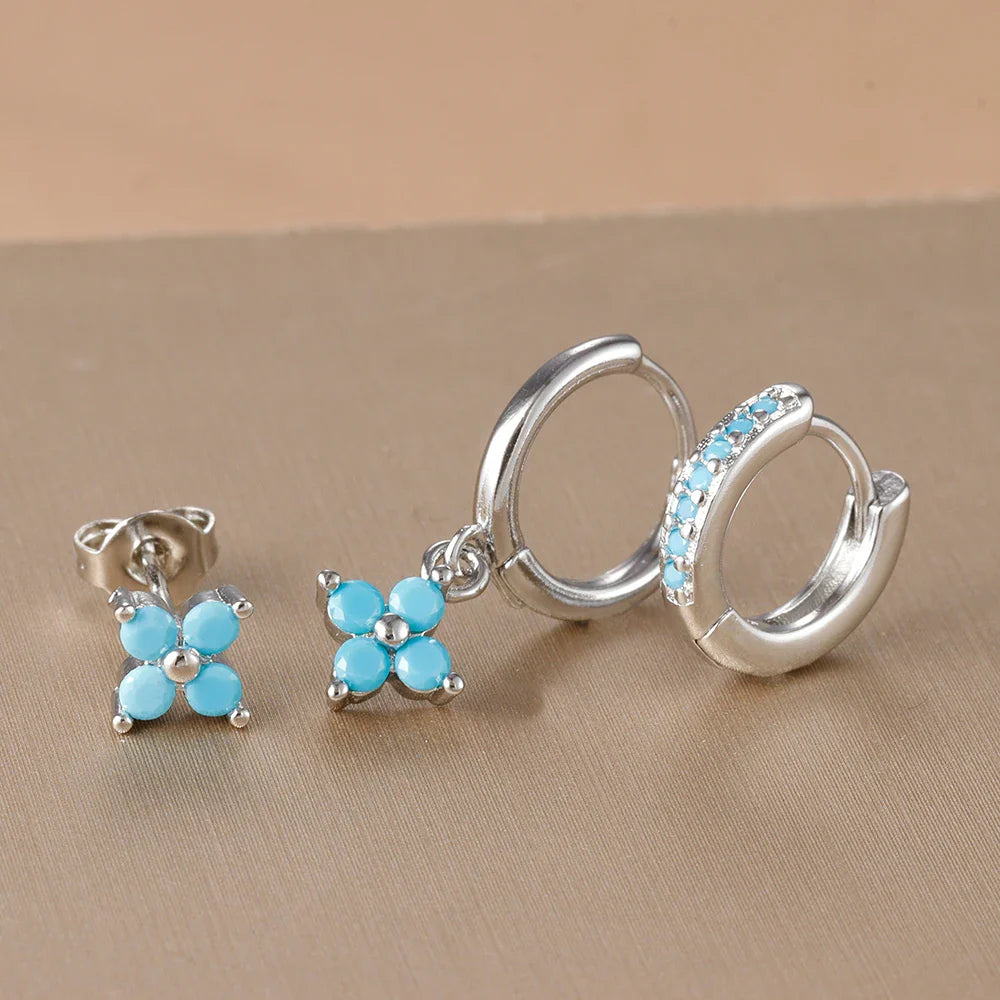 Trio de Brinco Ponto de Luz Olivia