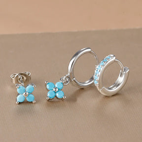 Trio de Brinco Ponto de Luz Olivia