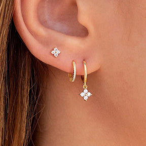 Trio de Brinco Ponto de Luz Olivia