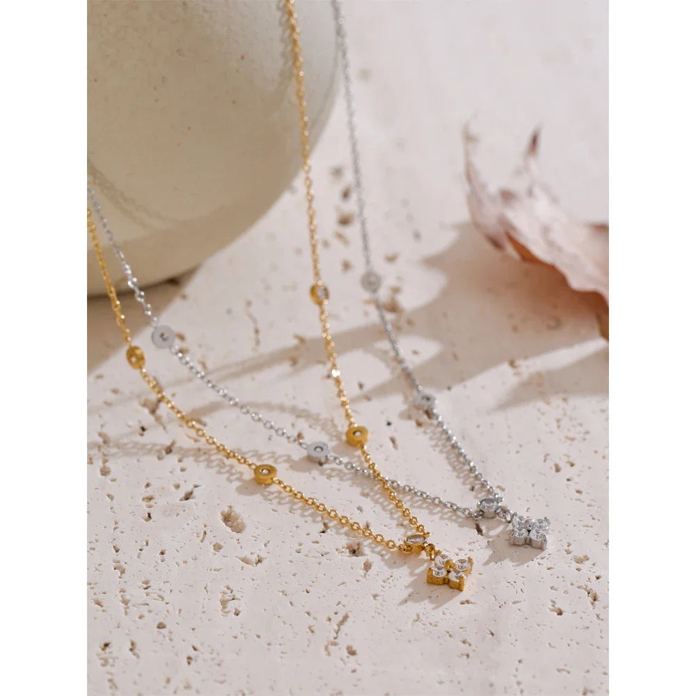 Colar Minimalista Pontos de Luz Olivia