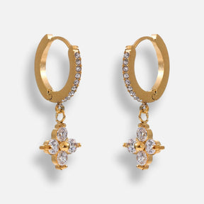 Brinco Pendente Zircônia Olivia