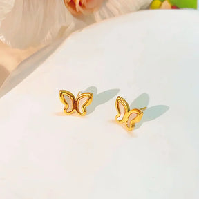 Brinco Borboleta Mármore Mari