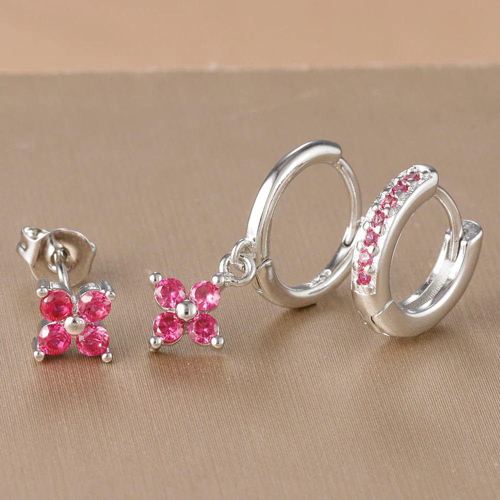 Trio de Brinco Ponto de Luz Olivia