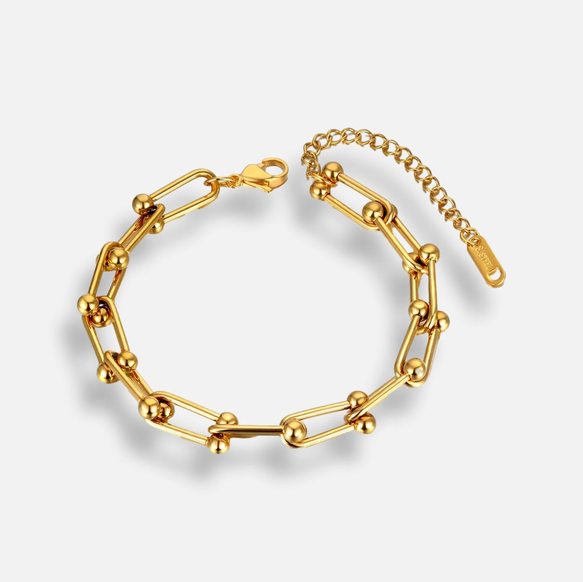 Pulseira de Elos Médios Inspiração Tiffany