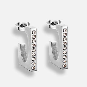 Brinco Argola Cravejada Jullyane