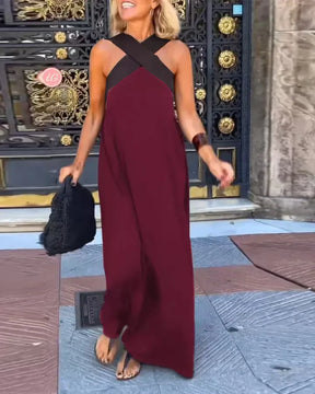 Vestido Diana | Sem Manga - Fresco e Soltinho (Estilo Italiano)