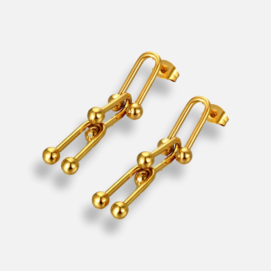 Brinco de Elos Médios Inspiração Tiffany