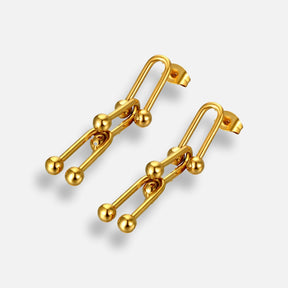 Brinco de Elos Médios Inspiração Tiffany