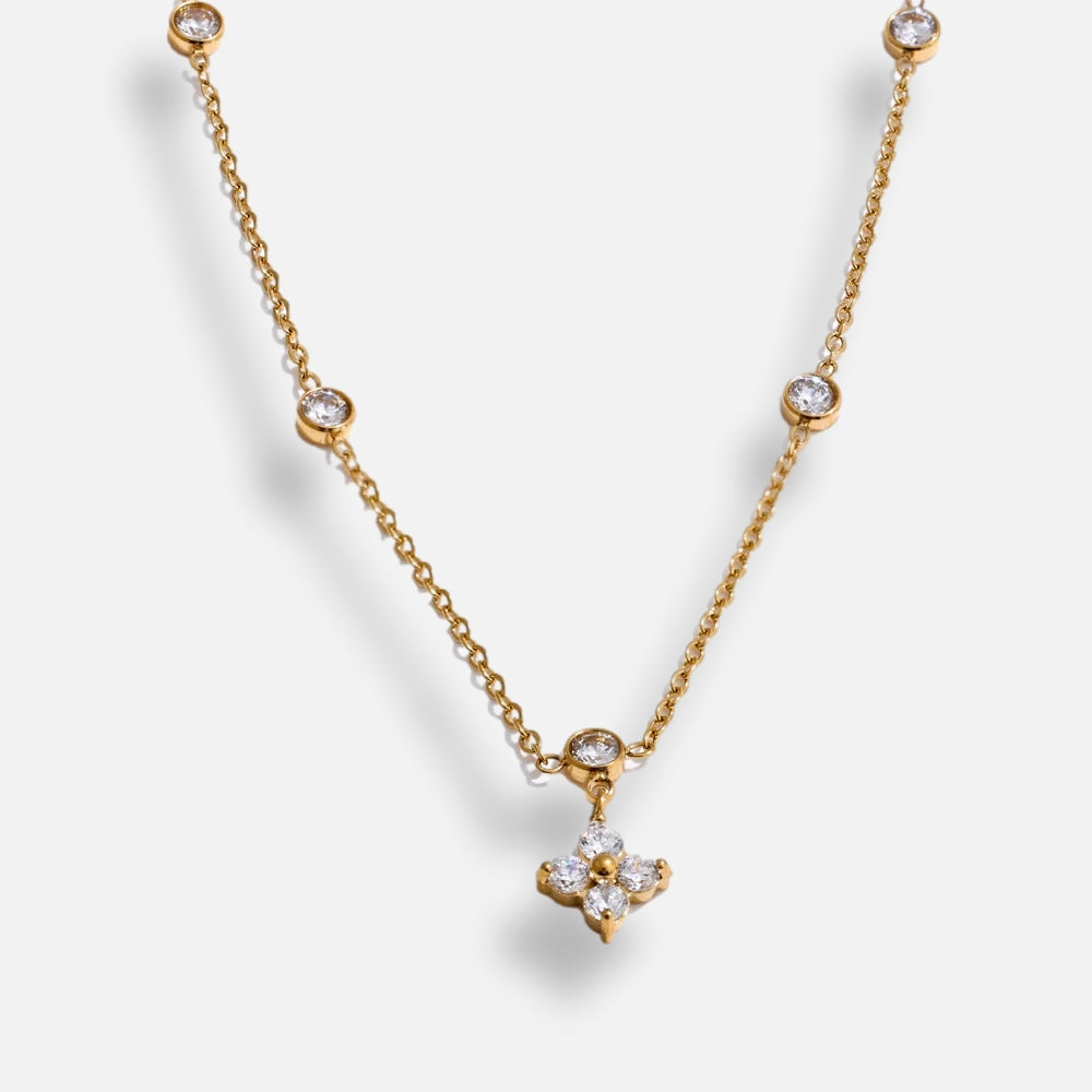 Colar Minimalista Pontos de Luz Olivia