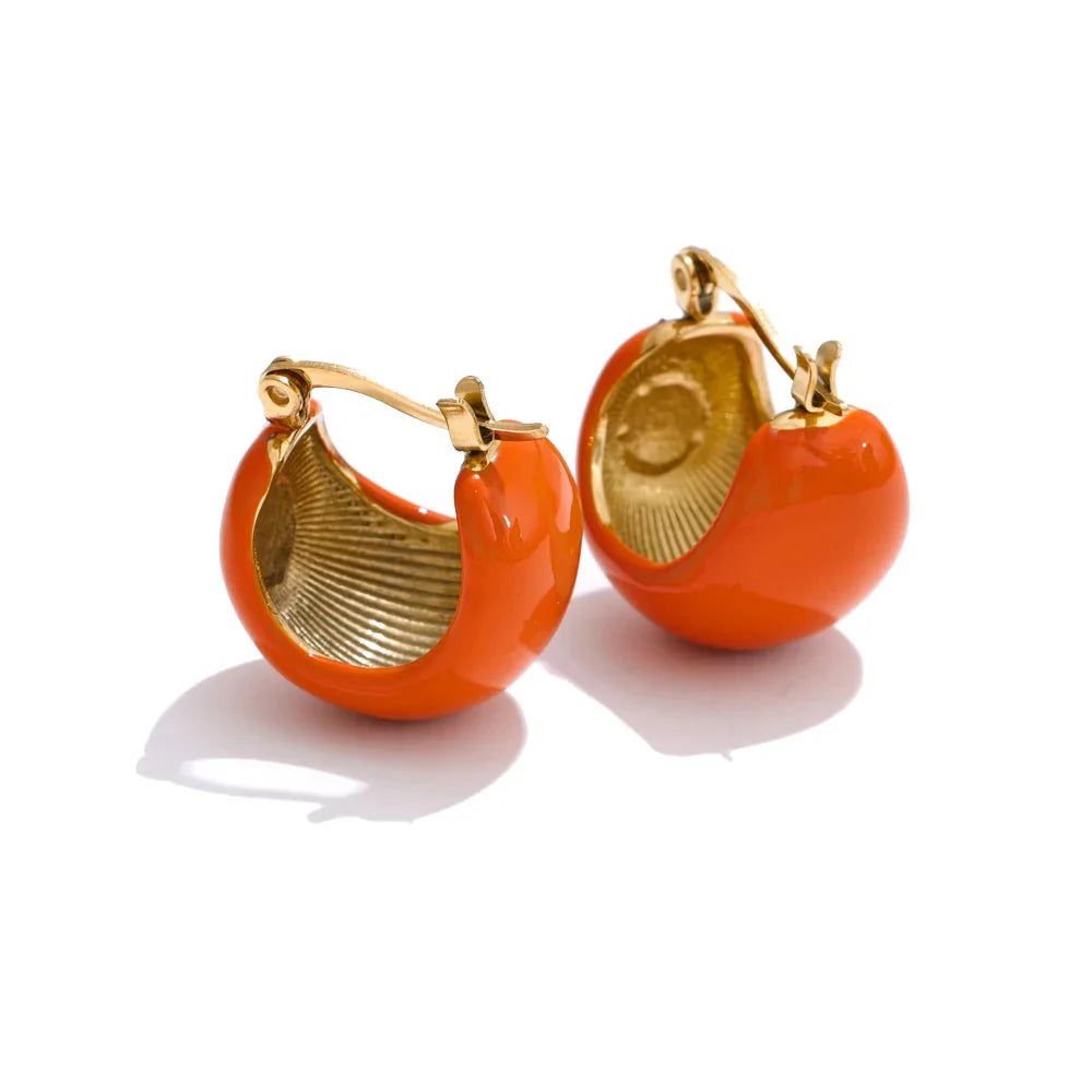 Brinco Argola Colorido Brenda