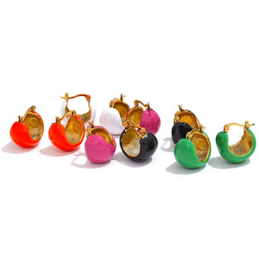 Brinco Argola Colorido Brenda