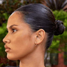 Brinco Argola Coração Una