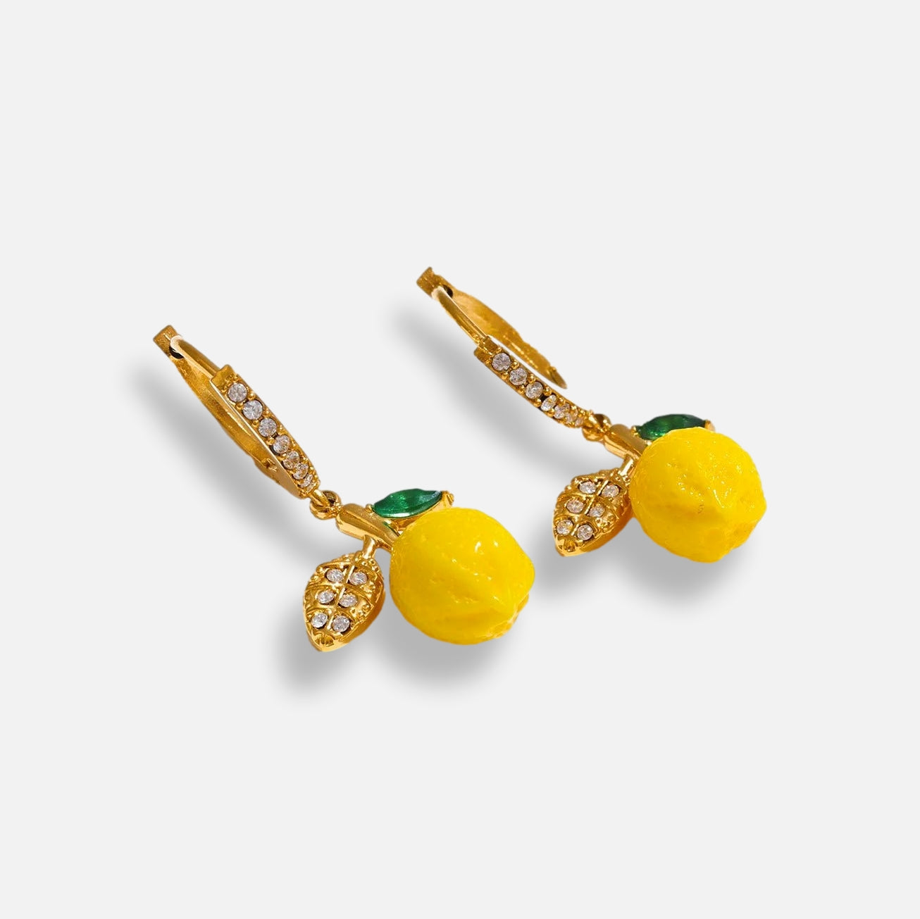 Brinco Lemon Argola Zircônia Sarah