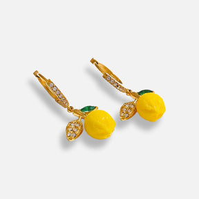 Brinco Lemon Argola Zircônia Sarah