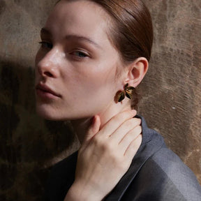 Brinco Orgânico Flor Amora