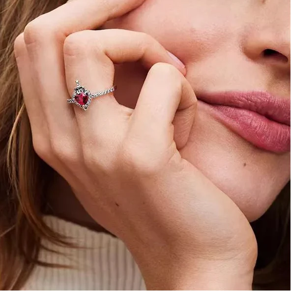 Anel Disney Rainha Má da Branca de Neve Inspiração Pandora