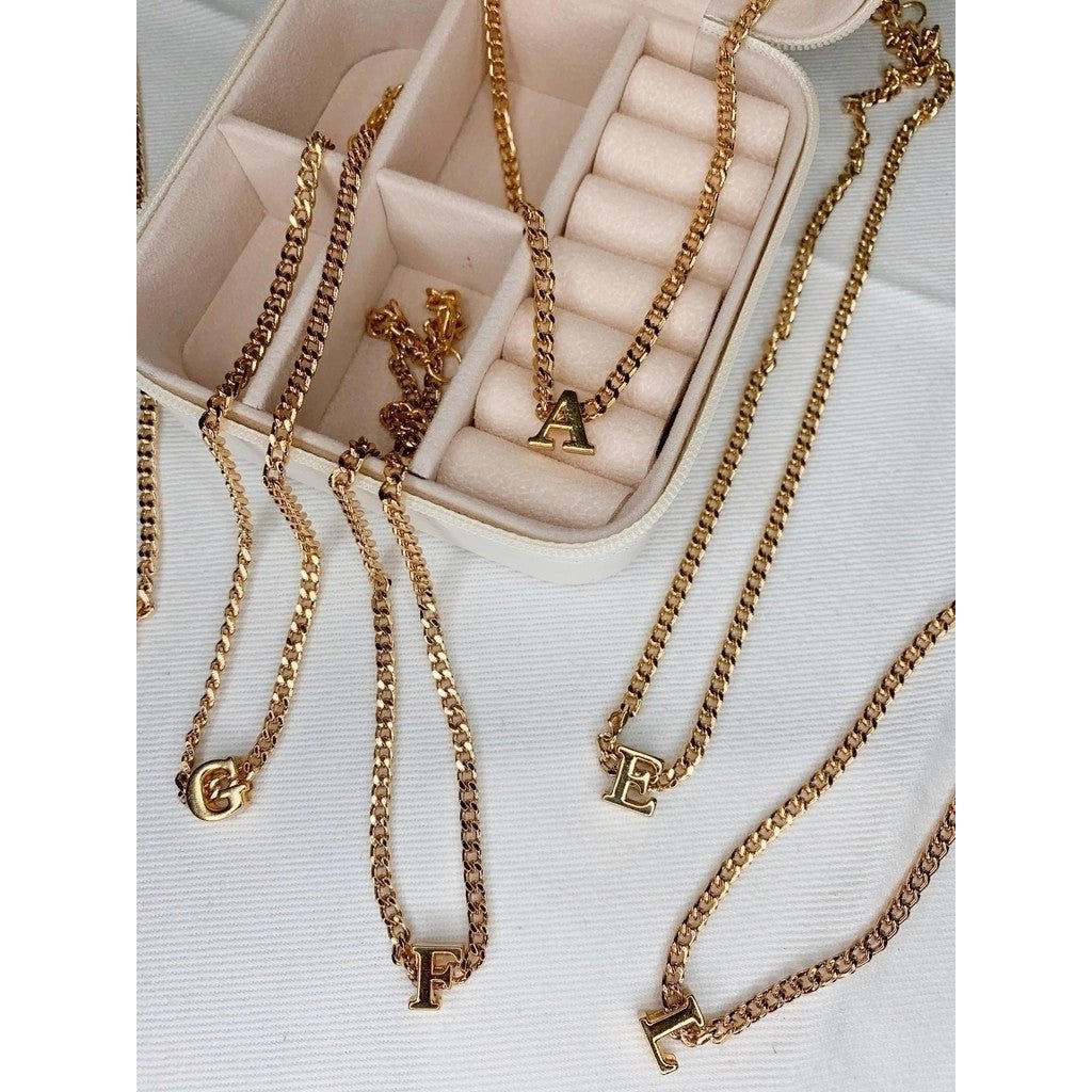 Colar Choker Inicial Corrente Inya