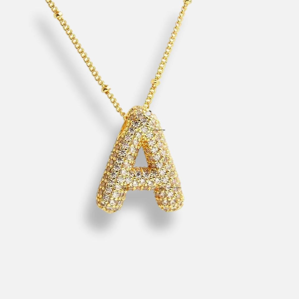 Colar Inicial Zircônia Brie