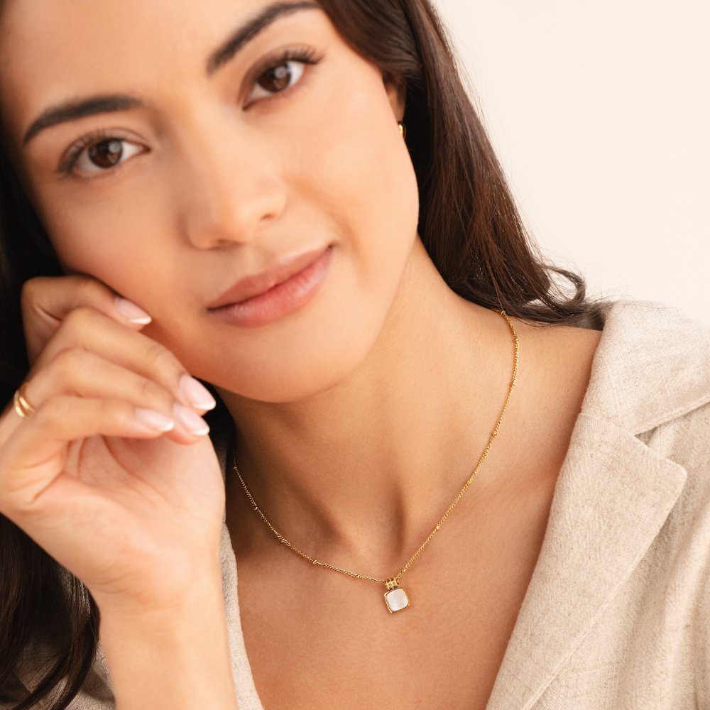 Colar Pedra White Nali