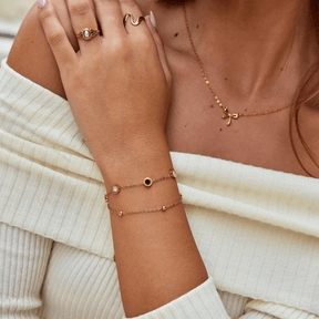 Pulseira Black & White Rita