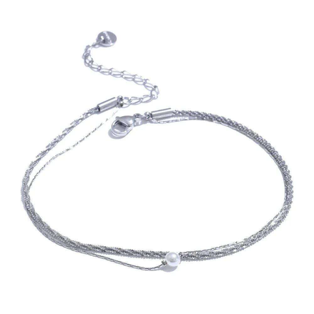 Tornozeleira Dupla Pérola Lyra